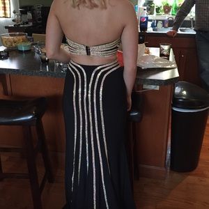 Beautiful two piece prom dress